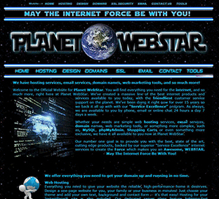 Go to our high security Design Pages to order at: my.planetwebstar.com/design
